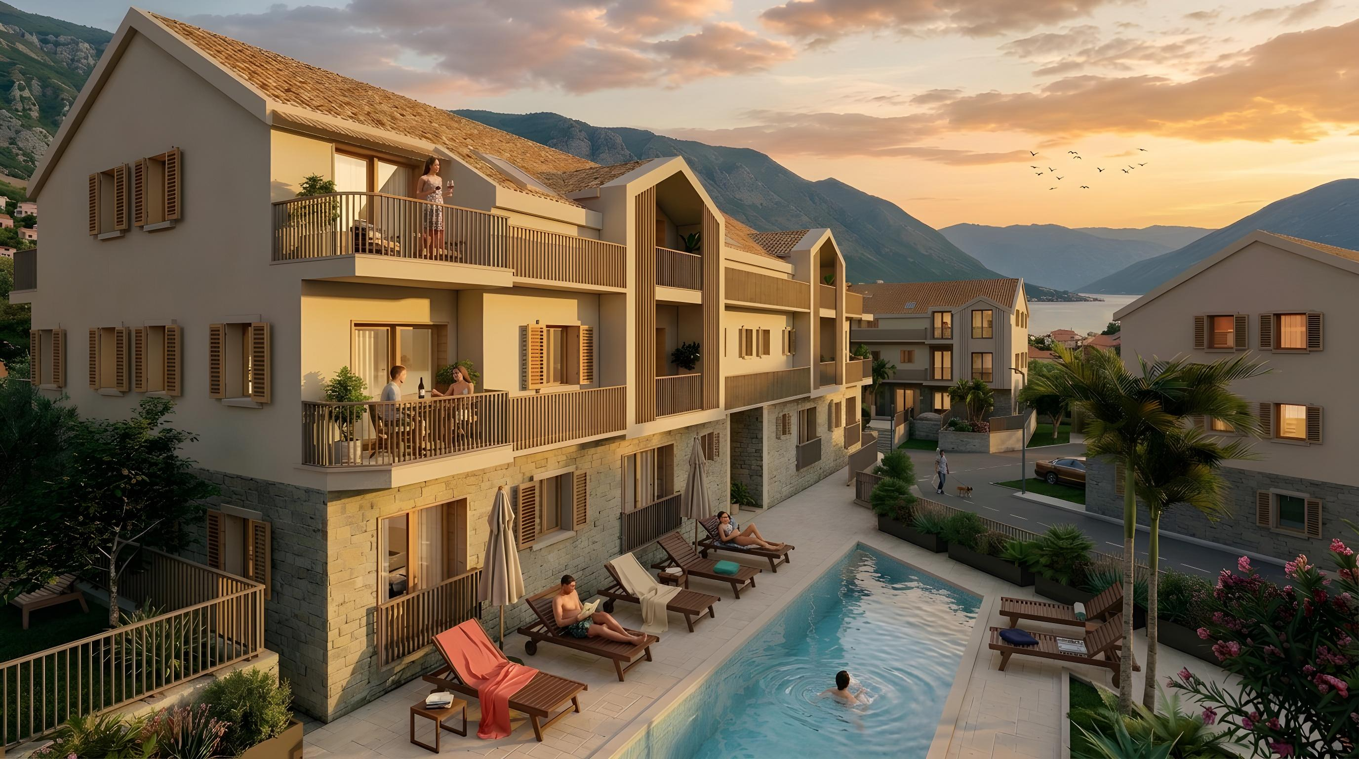 Image of Apartment in new building - 1 Bedrooms - 1 Bathrooms for Sale in Kotor-Risan-Montenegro, Image 13